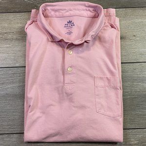 Peter Millar Seaside Wash Golf Polo Pink Large L